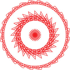 Beautiful Mandala with vector design