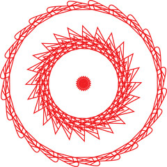 Beautiful Mandala with vector design