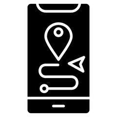 Gps Navigation Icon Element For Design