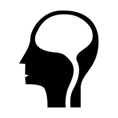 brain pathways  Icon Illustration