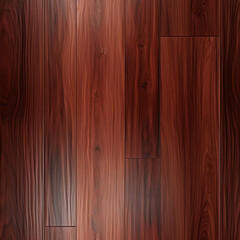 seamless wooden texture of mahogany wooden boards with detailed grain surface material for patterns