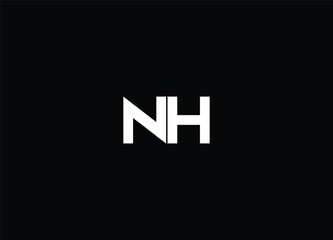 NH creative logo design and monogram logo
