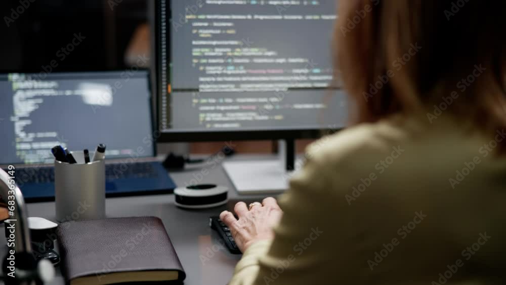 Wall mural multiple women developers: a programmer's journey