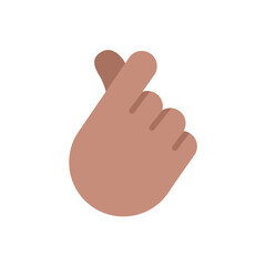Hand with Index Finger and Thumb Crossed: Medium-Skin Tone