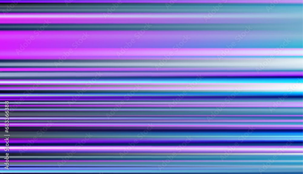 Poster abstract blue light trails in the dark, motion blur effect. motion blur vector background.