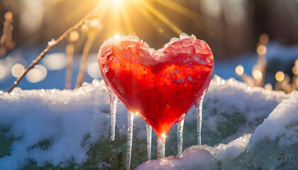 Power of love melting cold heart