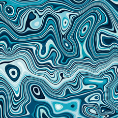 Fototapeta na wymiar Blue water top view textured pattern trendy design. Optical interference effect of the illusion of movement. Reflections of sun in surface of ocean, swimming pool or sea.