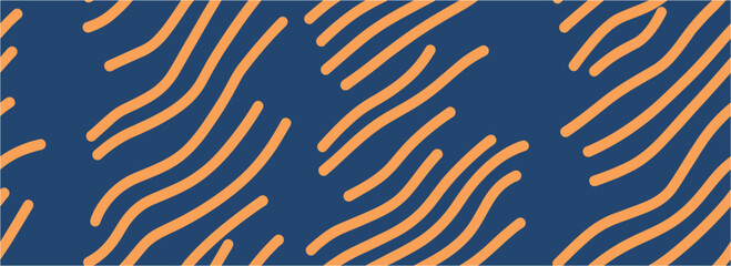 The elegant pattern can be used as part of a brand book. Spaghetti abstract geometric pattern. Abstract vector background. Seamless.