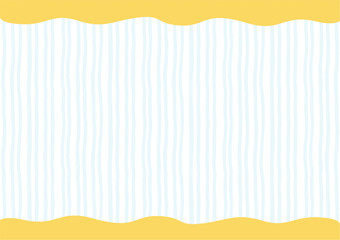 カジュアルなストライプのフレーム