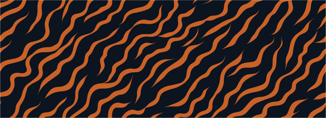 Abstract background with colorful wavy line pattern. Vibrant wavy spots and dots abstract background. Seamless.