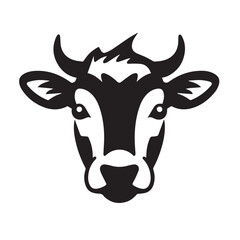 Cow in cartoon, doodle style. Isolated 2d vector illustration in logo, icon style, Eps 10. AI Generative