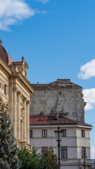 facade of the building