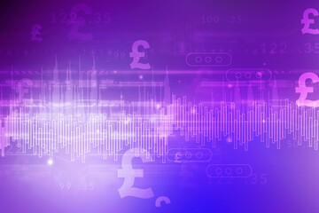 Obraz premium 2d illustration Pound Currency Symbol 