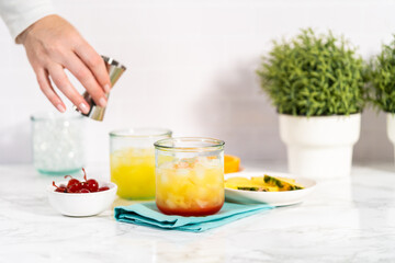 Sunset cocktail