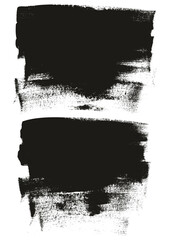 Hand Drawn Flat Calligraphy Paint Brush Regular Long Background High Detail Abstract Vector Background Set 