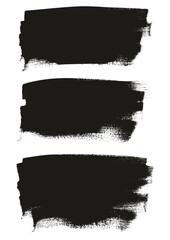 Fototapeta premium Hand Drawn Flat Calligraphy Paint Brush Regular Long Background High Detail Abstract Vector Background Set 