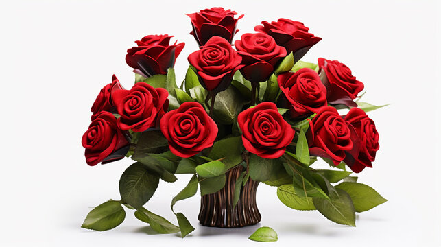 bouquet of roses HD 8K wallpaper Stock Photographic Image 