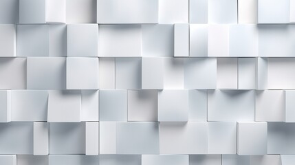 Sculpted Sophistication in Marble White. Tiles arranged to create a Natural Stone wall. 3D, Textured Background formed from Polished blocks, Blurred Background, Geometric Surface Wavy Background.