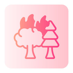 wildfire gradient icon