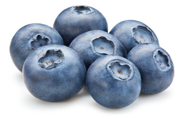 Obraz premium Fresh blueberry isolated on white background