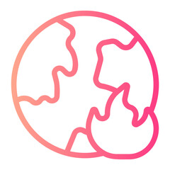 burning gradient icon