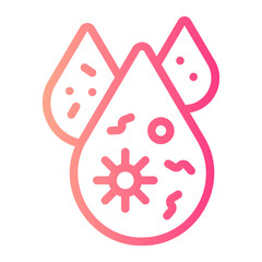 contamination gradient icon