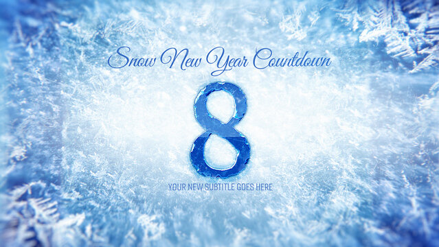 Snow New Year Countdown