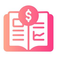 financial gradient icon