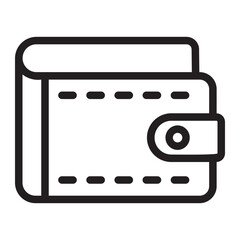 wallet line icon