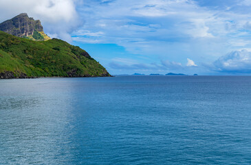 View of Naviti Islands coastlines