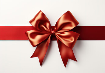 ribbon red gold