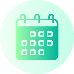 calendar gradient icon