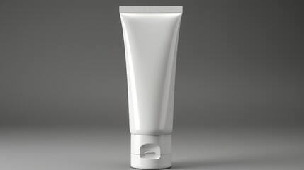 Maqueta de un tubo de cosmético. Generado por IA.