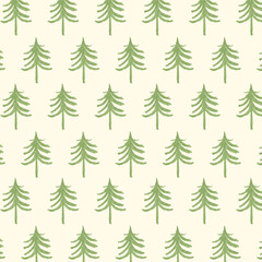 Obraz premium seamless pattern with christmas pine trees