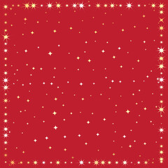 Red and gold festive background. Christmas vector wallpaper illustration.
