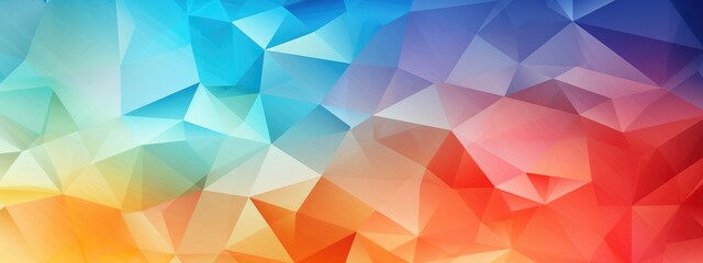 Obraz premium A Vibrant Kaleidoscope of Colorful Triangular Shapes Creating a Mesmerizing Geometric Background