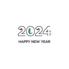 Vector 2024 logo vector design with modern idea