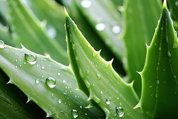 Gentle Green: Aloe on a Blurred Horizon