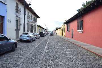 Fototapeta na wymiar Antigua Guatemala, destino turístico en Centroamérica. 