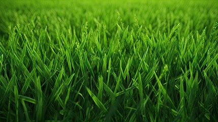 Obraz premium Green grass texture beautiful nature background