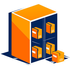 3d render of a blocks