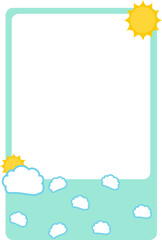 Polaroid frame illustration