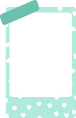 Polaroid frame illustration