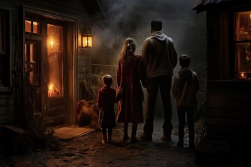 A family that is about to walk into the horrifying fires of hell.