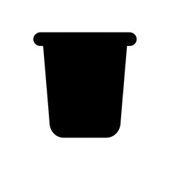 Garbage Can icon - Simple Vector Illustration