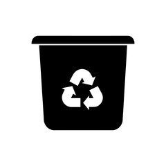 Recycling Bin icon - Simple Vector Illustration