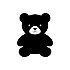 Obraz na płótnie Canvas Teddy bear icon - Simple Vector Illustration