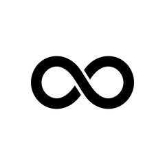 Infinity symbol icon - Simple Vector Illustration