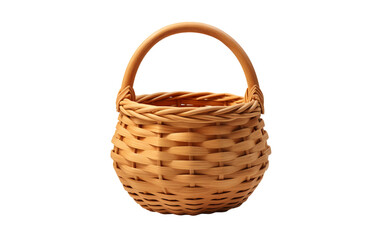 Basket on Clear Background