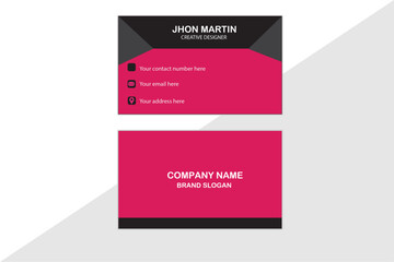 Naklejka na ściany i meble Business Card Design Layout Vector Graphic ,Company Promotion Marketing Leaflet Template, Abstract advertisement booklet & Flyer Design.